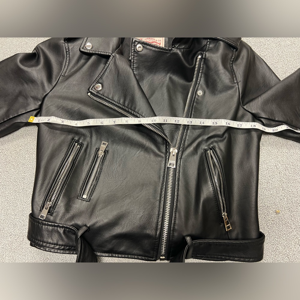 Levi's Women's Leather Biker Jacket - Picture 7 of 8